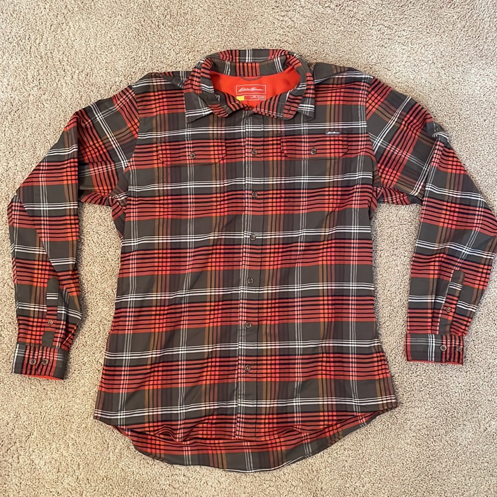 Men’s XL Eddie Bauer Flannel Button Up Shirt